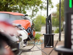 Public electric vehicle charge point